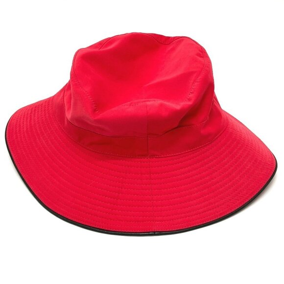 HERMES bucket hat Canvas Red - Picture 15 of 16